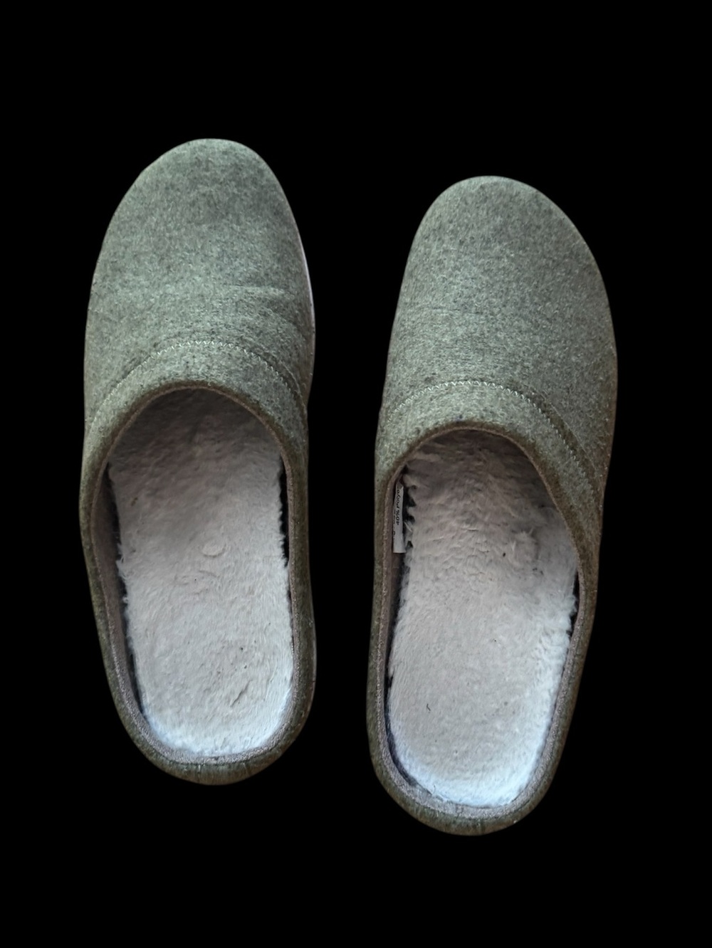 Men's Merrell Cozy wool Slip-On fall shoes size 8,5 in green used once